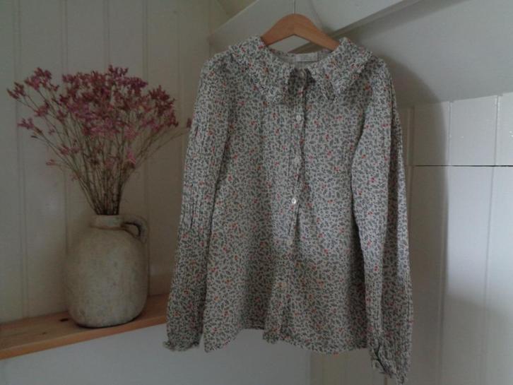 My Little Cozmo: prachtige gebloemde blouse, Kinderen en Baby's, Kinderkleding | Maat 140, Zo goed als nieuw, Meisje, Overhemd of Blouse