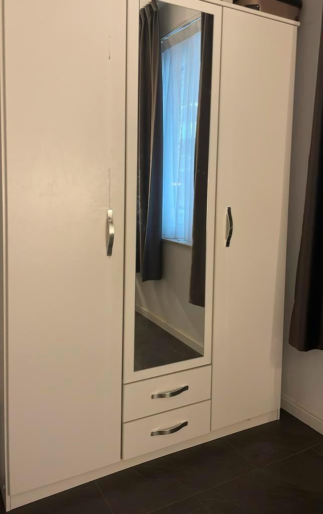 kledingkast, Huis en Inrichting, Kasten | Kledingkasten, Gebruikt, 150 tot 200 cm, 50 tot 75 cm, Ophalen