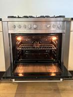 Bosch Solitaire roestvrijstalen fornuis 90 cm met oven, Witgoed en Apparatuur, Fornuizen, 60 cm of meer, 5 kookzones of meer, Vrijstaand
