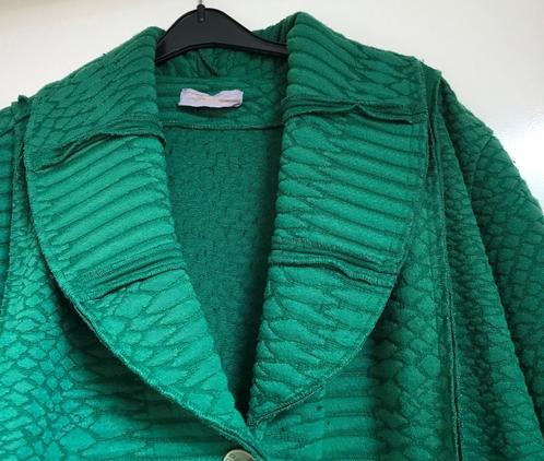 Prachtige Kekoo groene jas, mantel, maat lll, XXXL, Kleding | Dames, Grote Maten, Gedragen, Jas of Mantel, Verzenden