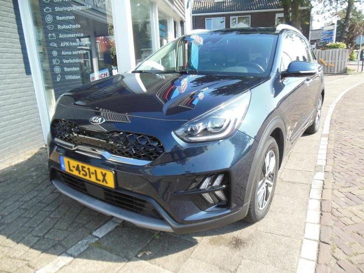 Kia Niro 1.6 GDi Hybrid DynamicPlusLine 12 maanden Bovag gar, Auto's, Kia, Te koop, Niro, ABS, Achteruitrijcamera, Adaptive Cruise Control