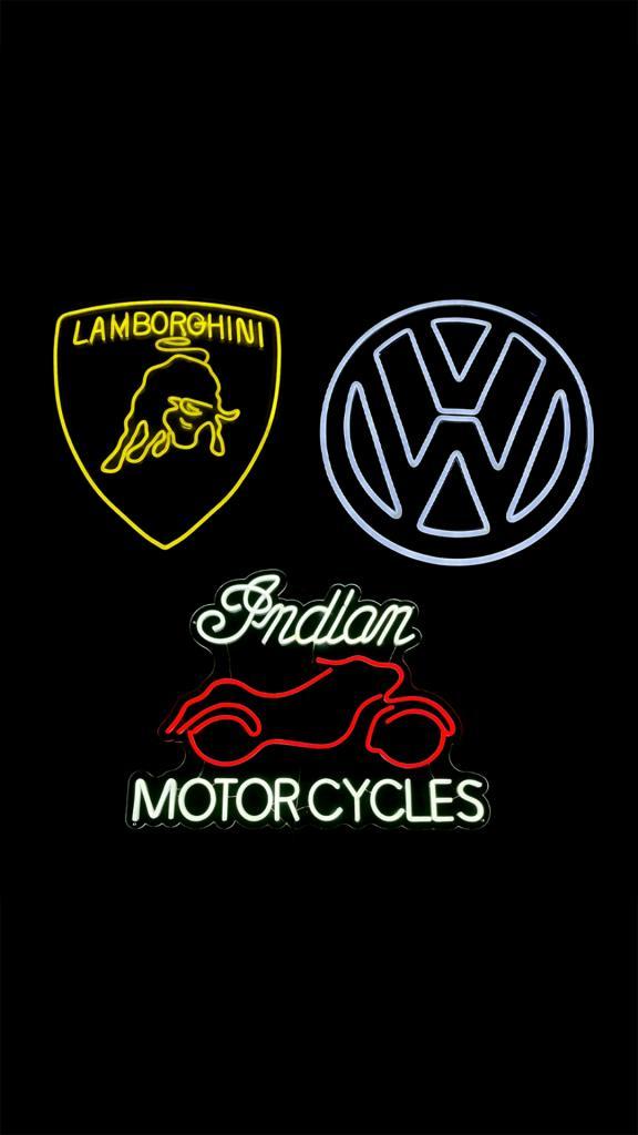 DIVERSE AUTOMERKEN LED NEON SIGN, Verzamelen, Merken en Reclamevoorwerpen, Nieuw, Lichtbak of (neon) lamp, Ophalen of Verzenden