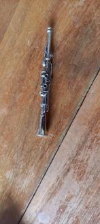 miniatuur zilveren klarinet, Antiek en Kunst, Ophalen of Verzenden, Zilver