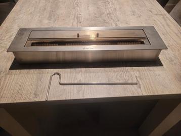 Bio ethanol vuurtafel haard 60x17x9cm nieuw beschikbaar voor biedingen