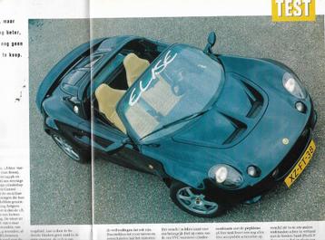 Roadtest Lotus Elise 111S, Autovisie 1999. beschikbaar voor biedingen