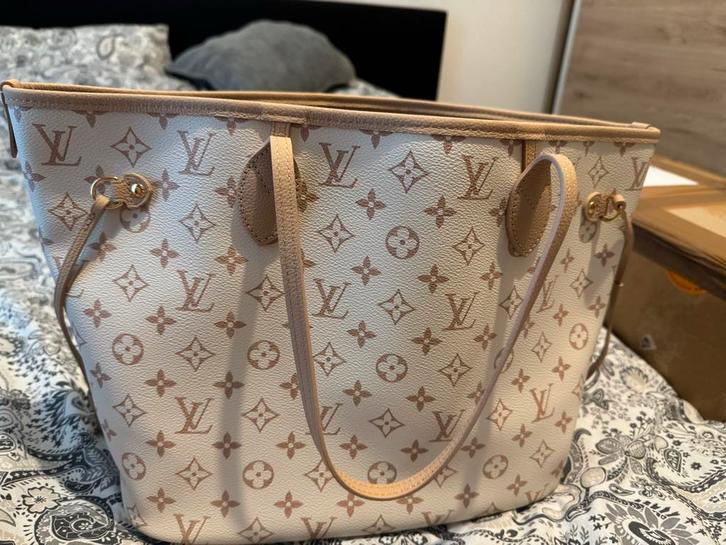 LV Neverfull MM Inside Out Limited Edition Nieuw!, Sieraden, Tassen en Uiterlijk, Tassen | Damestassen, Nieuw, Shopper, Beige