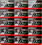 15x NOS TDK D60 D90 NIEUW cassettebandjes D-60 D-90 D 60 90, Cd's en Dvd's, Cassettebandjes, 2 t/m 25 bandjes, Ophalen of Verzenden