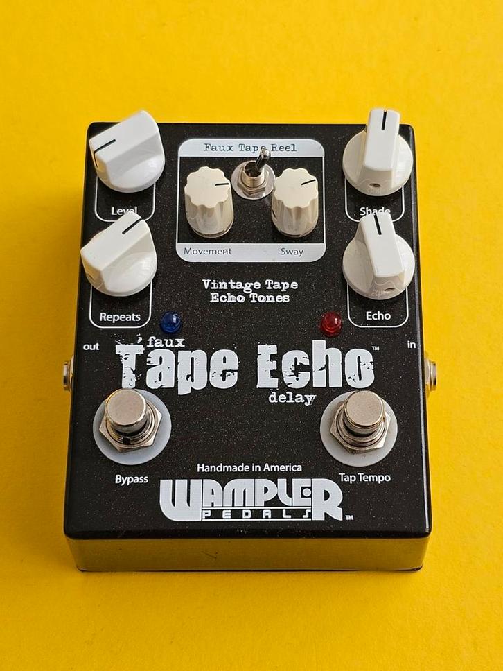 Wampler Faux Tape Echo - Vintage Tape Echo Tones, Muziek en Instrumenten, Effecten, Zo goed als nieuw, Delay of Echo, Ophalen of Verzenden