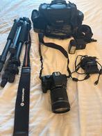 Canon Camera Set met Flitser, Lens & Statief, Gebruikt, Spiegelreflex, Canon, Ophalen of Verzenden