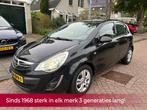 Opel Corsa 1.2-16V Rhythm 86PK 5 deurs NL AUTO NAP! Navi l C, Voorwielaandrijving, Euro 5, Gebruikt, Zwart