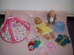 new born baby pop met speelkleed en acc, Ophalen of Verzenden, Zo goed als nieuw, Babypop