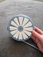Handgemaakt Blauw Bloementasje - Schoudertasje, Ophalen of Verzenden, Nieuw, Blauw, Schoudertasje