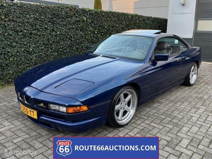 BMW 850i | 1990 | Route 66 Auctions, Auto's, Oldtimers, Bedrijf, Te koop, BMW, Benzine, Overige carrosserieën, Handgeschakeld