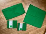 Ikea, Gurli, kussenslopen, felgroen, 4 stuks, 50x50 cm nieuw, Verzenden, Nieuw, Groen, Vierkant