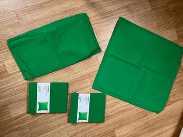 Ikea, Gurli, kussenslopen, felgroen, 4 stuks, 50x50 cm nieuw beschikbaar voor biedingen