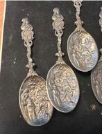 Tinnen Jan Steen lepels, Ophalen of Verzenden