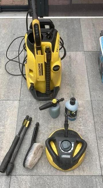 Kärcher K4 Hogedrukreiniger met accessoires beschikbaar voor biedingen