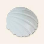 Mid century art deco Glashutte Limburg schelp plafondlamp, Ophalen of Verzenden, Zo goed als nieuw