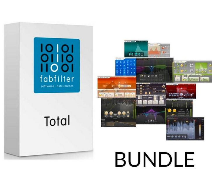 Fabfilter Total Bundel 2025 Effects Plugins incl licentie, Computers en Software, Audio-software, Nieuw, MacOS, Windows, Ophalen of Verzenden