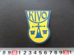 sticker logo KIVO weegschaal, Ophalen, Zo goed als nieuw, Bedrijf of Vereniging