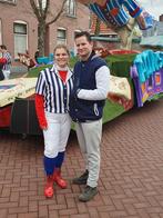 Coach jas honkbal, Carnaval, Ophalen of Verzenden, Maat 56/58 (XL), Zo goed als nieuw