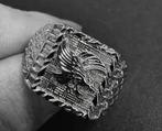 Ring Tibet zilver glans 'Adelaar' maat 20 ongedragen -NIEUW-, 20 of groter, Nieuw, Ophalen of Verzenden, Dame of Heer