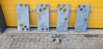 Meterkast vloerplaat HDPE grijs KOMO type standaard GAS beschikbaar voor biedingen