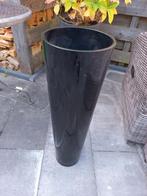 Grote vaas zwart gratis af te halen., Huis en Inrichting, Woonaccessoires | Vazen, 50 tot 75 cm, Zwart, Ophalen of Verzenden, Glas