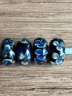Trollbeads paars/bloemen, Sieraden, Tassen en Uiterlijk, Ophalen of Verzenden, Zo goed als nieuw, Glas of Kristal, Trollbeads