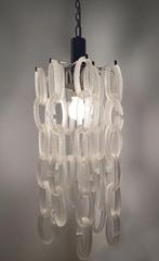Vintage Giogali Murano glas Italiaans kroonluchter hanglamp,, Ophalen, Tweedehands, Tweedehands, Glas