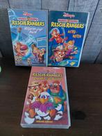 3 Rescue Rangers videobanden Disney., Gebruikt, Tekenfilm, Alle leeftijden, Ophalen of Verzenden