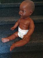 Etalage babypop donker 60 cm baby etalagepop Doll factory, Ophalen of Verzenden, Nieuw, Pop, Levensecht of Reborn