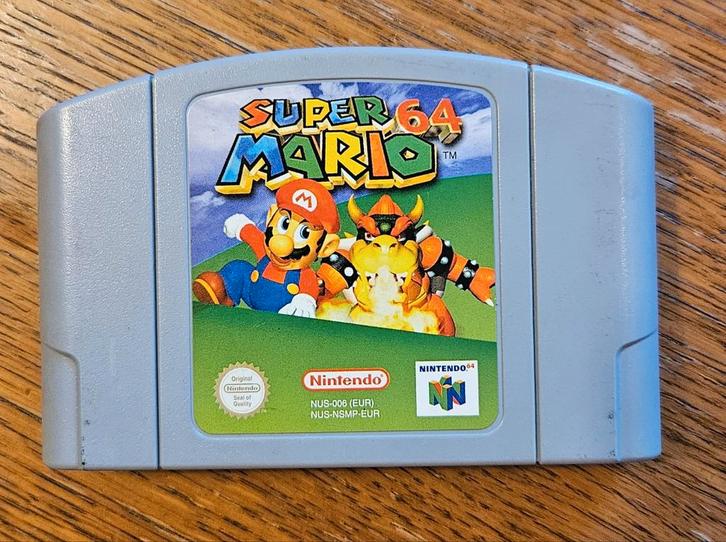 Super Mario 64 - Nintendo 64 Klassieker!, Spelcomputers en Games, Games | Nintendo 64, Gebruikt, Platform, 1 speler, Vanaf 7 jaar