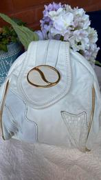 2  Dames handtasjes met riem vintage, Ophalen of Verzenden, Gebruikt