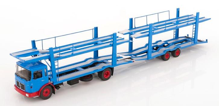 27929:MAN F7 Car transporter - 1970 - Ixo 1:43, Hobby en Vrije tijd, Modelauto's | 1:43, Nieuw, Bus of Vrachtwagen, Overige merken
