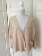 Meisie zgan zandkleurig dun ibiza vestje M (valt als L XL), Maat 38/40 (M), Beige, Ophalen of Verzenden, Zo goed als nieuw