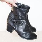 Prachtige Zwart Leren Freeflex Laarsjes s11 (Maat 37) € 55,-, Zwart, Lage of Enkellaarzen, Ophalen of Verzenden, Zo goed als nieuw