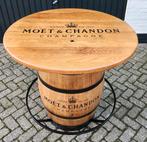 Mooie MOËT & CHANDON wijnvat statafel met massief eiken blad, Verzamelen, Ophalen of Verzenden, Nieuw, Overige typen