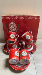 Werner Voss Retro Espresso Kerst servies - met Hert decor, Ophalen of Verzenden, Gebruikt