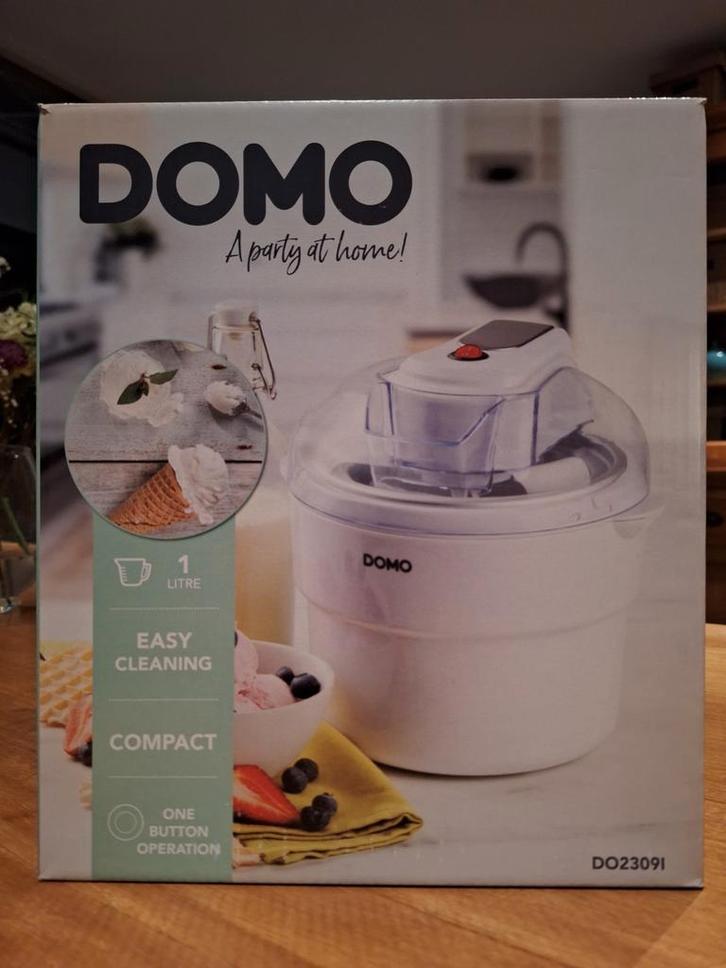 DOMO IJsmachine - Nieuw in doos!, Witgoed en Apparatuur, IJsmachines, Nieuw, Koelelement, Ophalen of Verzenden