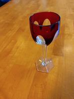 Vintage Rode Wijnglas, Ophalen of Verzenden