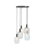 SHOWMODEL! Xooon - CocoMaison hanglamp MAX (rond 5-licht, Ophalen of Verzenden, Nieuw, Glas, 75 cm of meer
