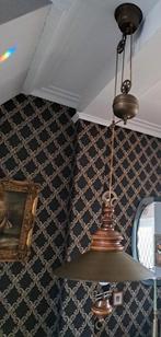Messing Hanglamp met Contragewicht, Antiek en Kunst, Ophalen