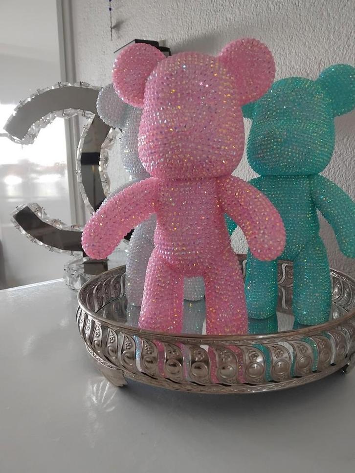 Diamant beeld beertje- Handgemaakt 25 cm, Huis en Inrichting, Woonaccessoires | Overige, Nieuw, Ophalen of Verzenden