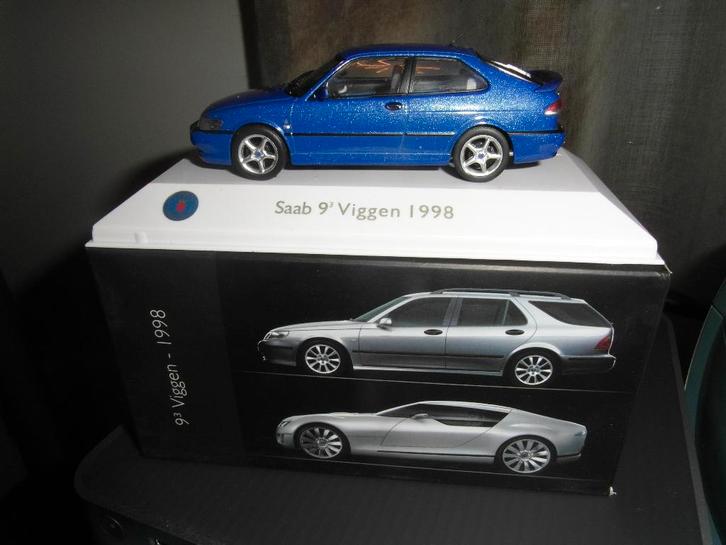 SAAB 9-3 Viggen 1998  1:43, Hobby en Vrije tijd, Modelauto's | 1:43, Nieuw, Auto, Overige merken, Ophalen of Verzenden