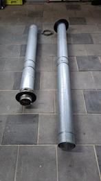 Rookkanaal dubbelwandig 3.30 meter, Ophalen, Zo goed als nieuw, Rvs, Minder dan 2 meter