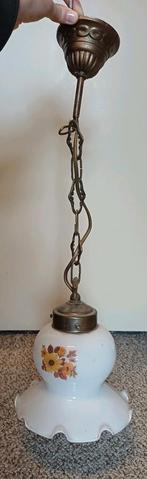 Klassiek vintage hanglampje met bloemen, Antiek en Kunst, Ophalen