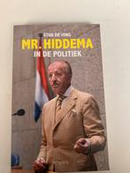 Stan de Jong: Mr Hiddema in de politiek, Boeken, Ophalen of Verzenden, Zo goed als nieuw