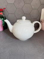 Witte Theepot - Nieuw, Huis en Inrichting, Keuken | Servies, Overige typen, Nieuw, Ophalen of Verzenden, Effen