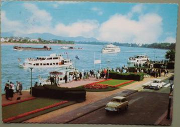 Bonn - Duitsland - Rheinpromenade - oude autos - DAF beschikbaar voor biedingen